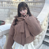 ボウタイダウンジャケット