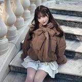 ボウタイダウンジャケット