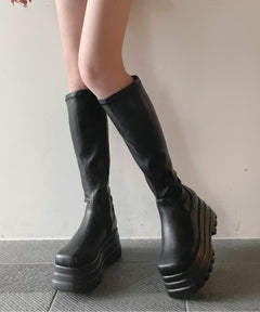 トリプルソールロングブーツ