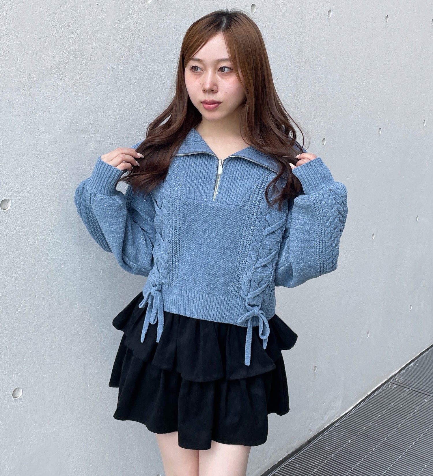 【予約商品 11月中旬お届け】モールレーシングニット