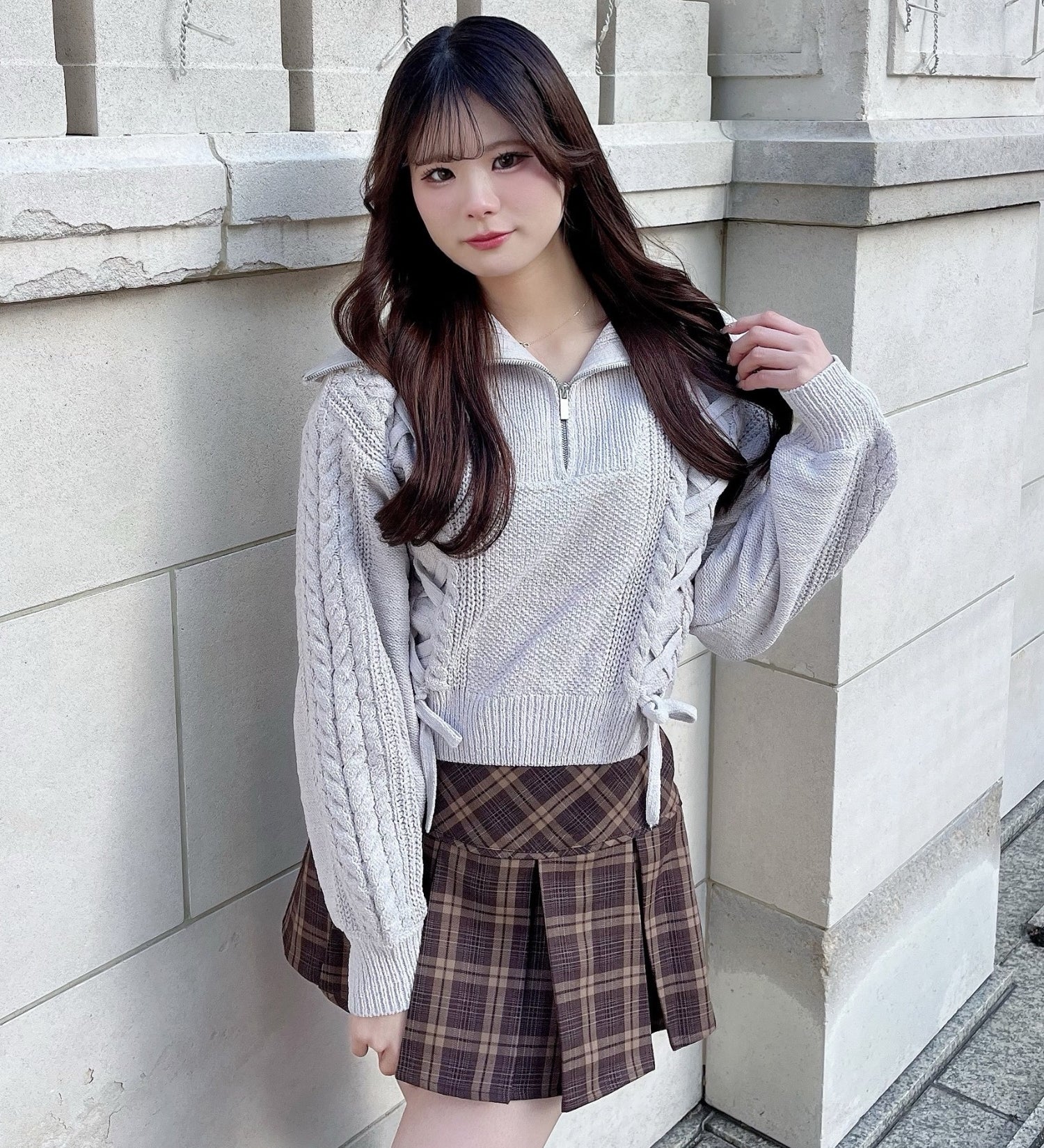 モールレーシングニット