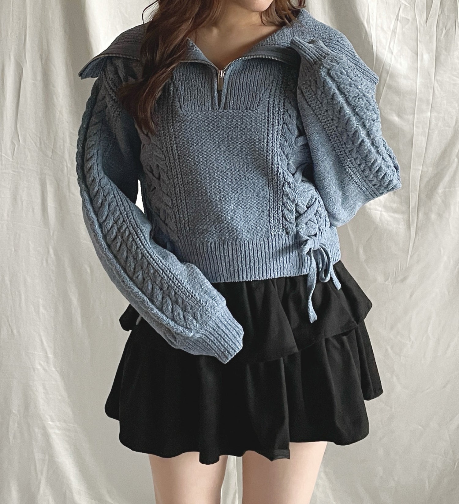 【予約商品 11月中旬お届け】モールレーシングニット