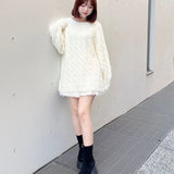 2wayニットワンピース