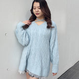 2wayニットワンピース