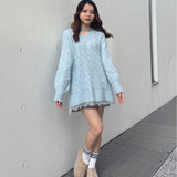 2wayニットワンピース