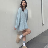 2wayニットワンピース