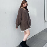 2wayニットワンピース