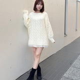 2wayニットワンピース