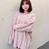 バックリボンニットワンピース