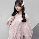 バックリボンニットワンピース