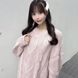 バックリボンニットワンピース