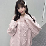 バックリボンニットワンピース