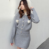 ファー付きケーブルパーカー