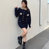 ファー付きケーブルパーカー