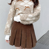 ベロアリボンシャギーニット