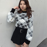 ベロアリボンシャギーニット