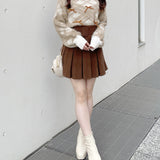 ベロアリボンシャギーニット