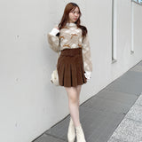 ベロアリボンシャギーニット