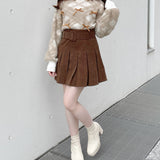 ベロアリボンシャギーニット