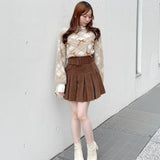 ベロアリボンシャギーニット