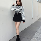 ベロアリボンシャギーニット