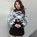 ベロアリボンシャギーニット