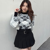 ベロアリボンシャギーニット