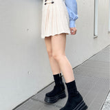 ラッププリーツスカート