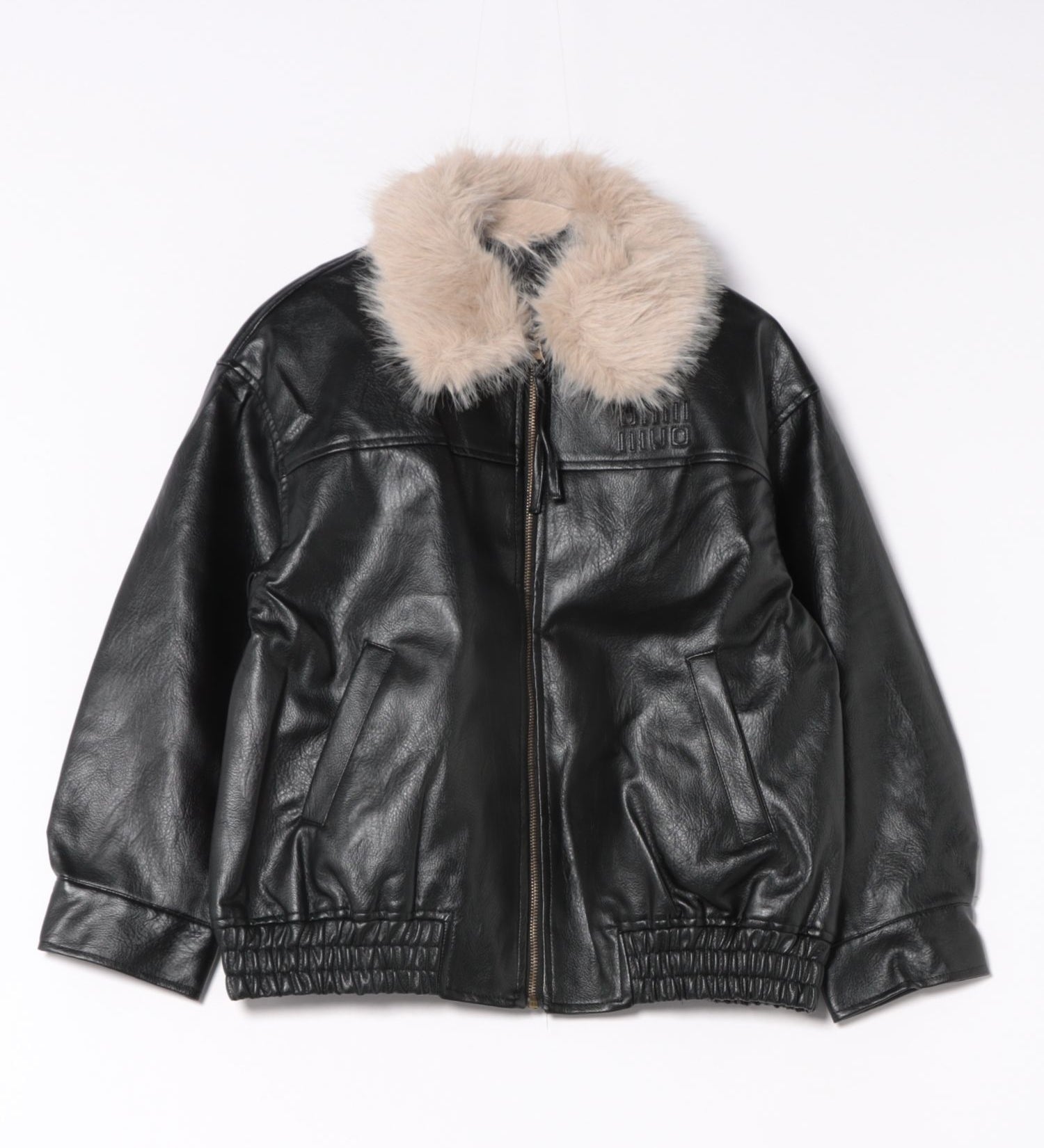 ファー衿ブルゾン