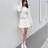 ベロアリボンカーデ