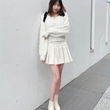 ベロアリボンカーデ