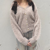 ベロアリボンカーデ