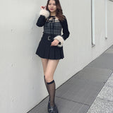 ファー付きボレロ風トップス