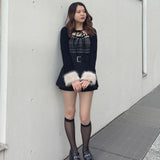 ファー付きボレロ風トップス