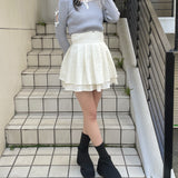 ダブルフレアスカート