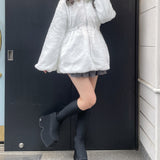 ウエスト絞りファージャケット