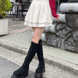 ダブルフレアスカート