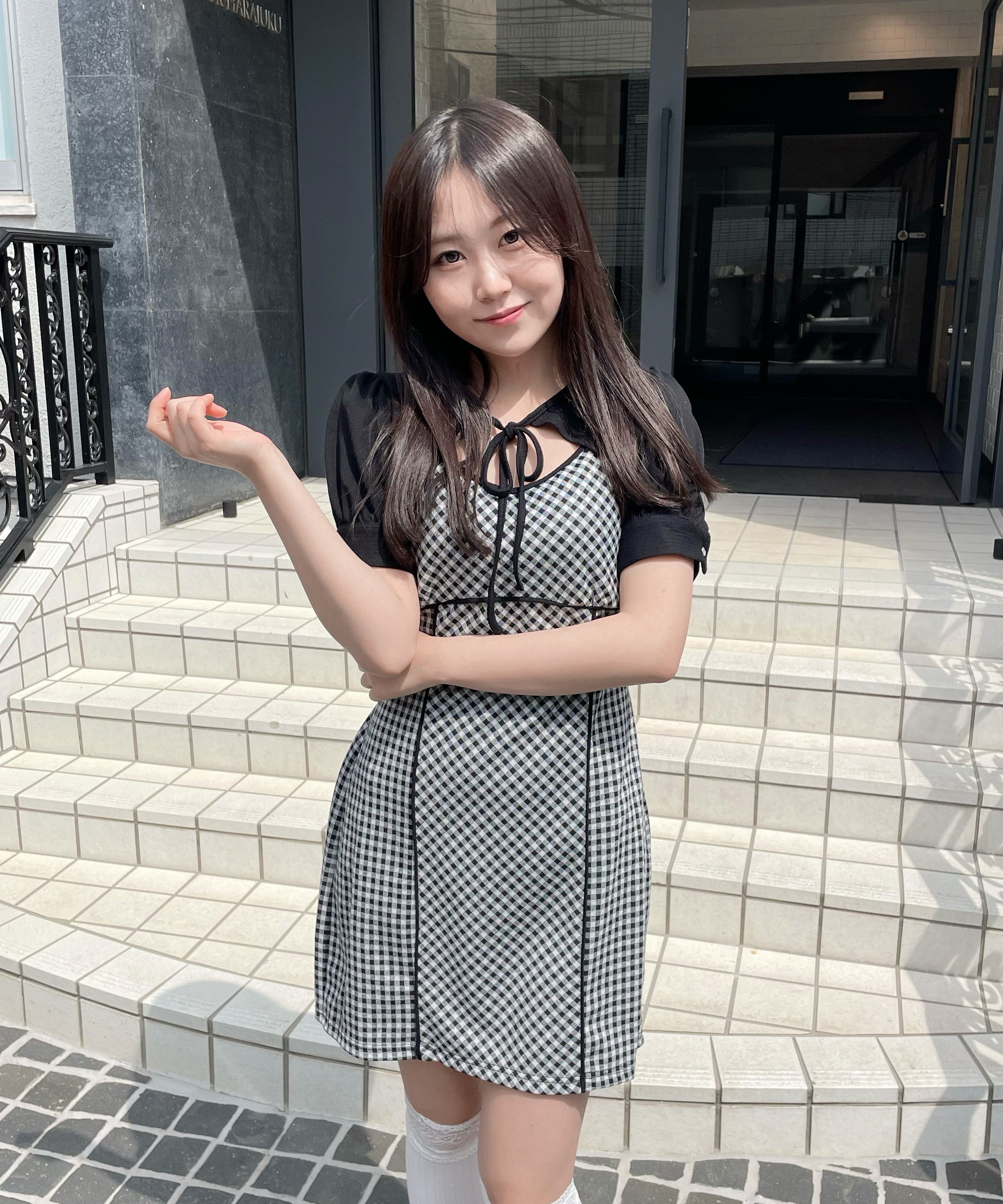 バックリボンボレロ niana（ニアナ） ドレス バックリボンレースボレロ＆サテンワンピース