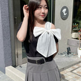 スクエアビックリボントップス