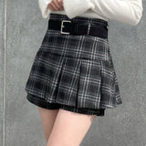 ベルト付きスカパン