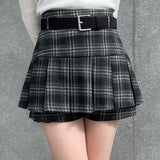 ベルト付きスカパン