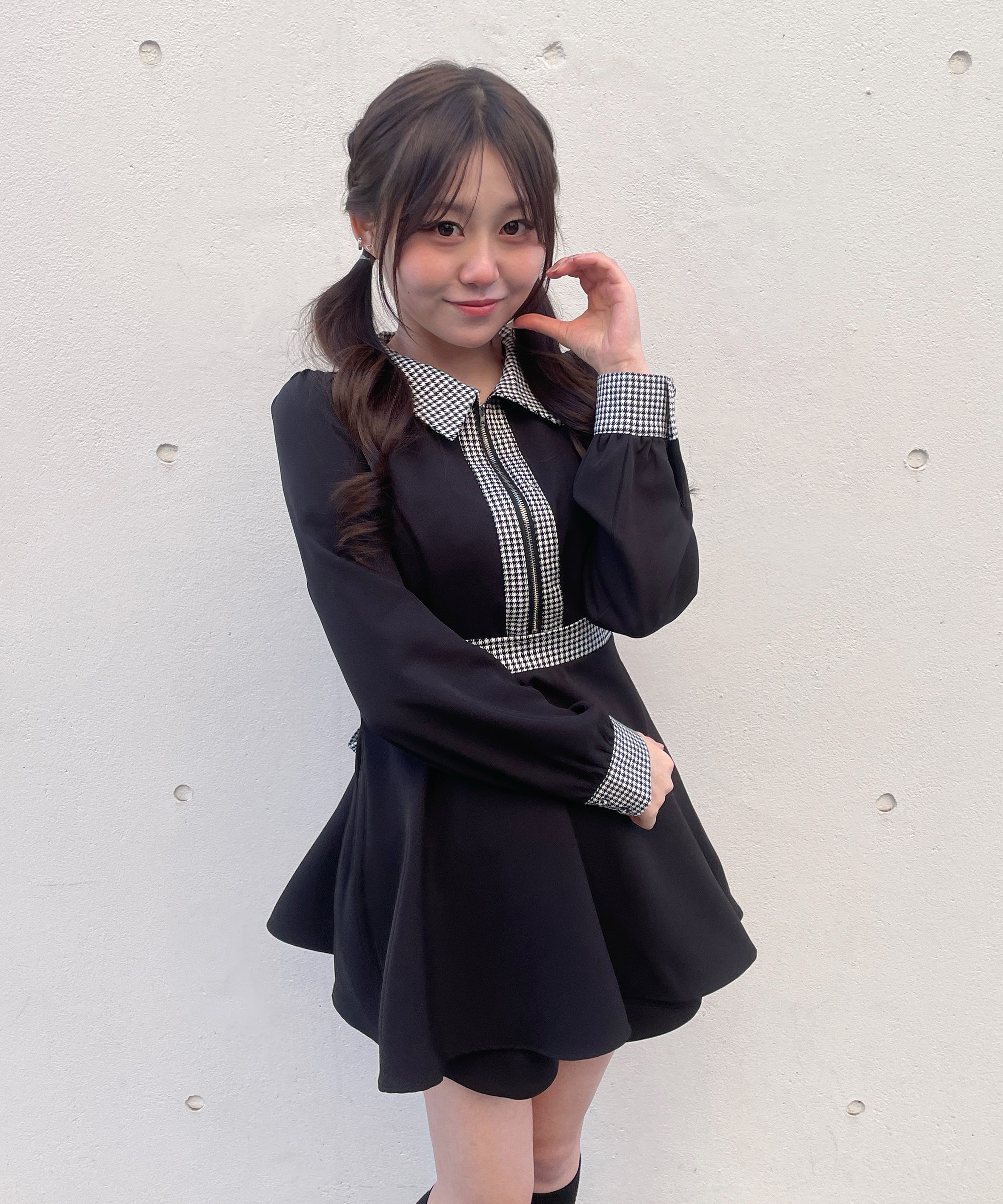 ひめ 予約商品 2月上旬お届け】フロントジップシャツ衿ワンピース – PARK by