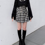 【予約商品11月上旬お届け】ショートニット×ミニワンピセット
