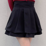 ダブルフレアスカート