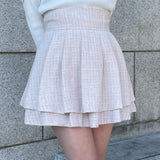 ダブルフレアスカート