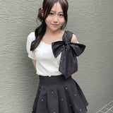 スクエアビックリボントップス