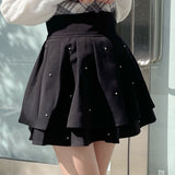 ダブルフレアスカート