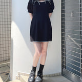 フロントアキパーカーワンピース