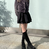 ダブルフレアスカート