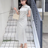 ロングパーカーワンピース
